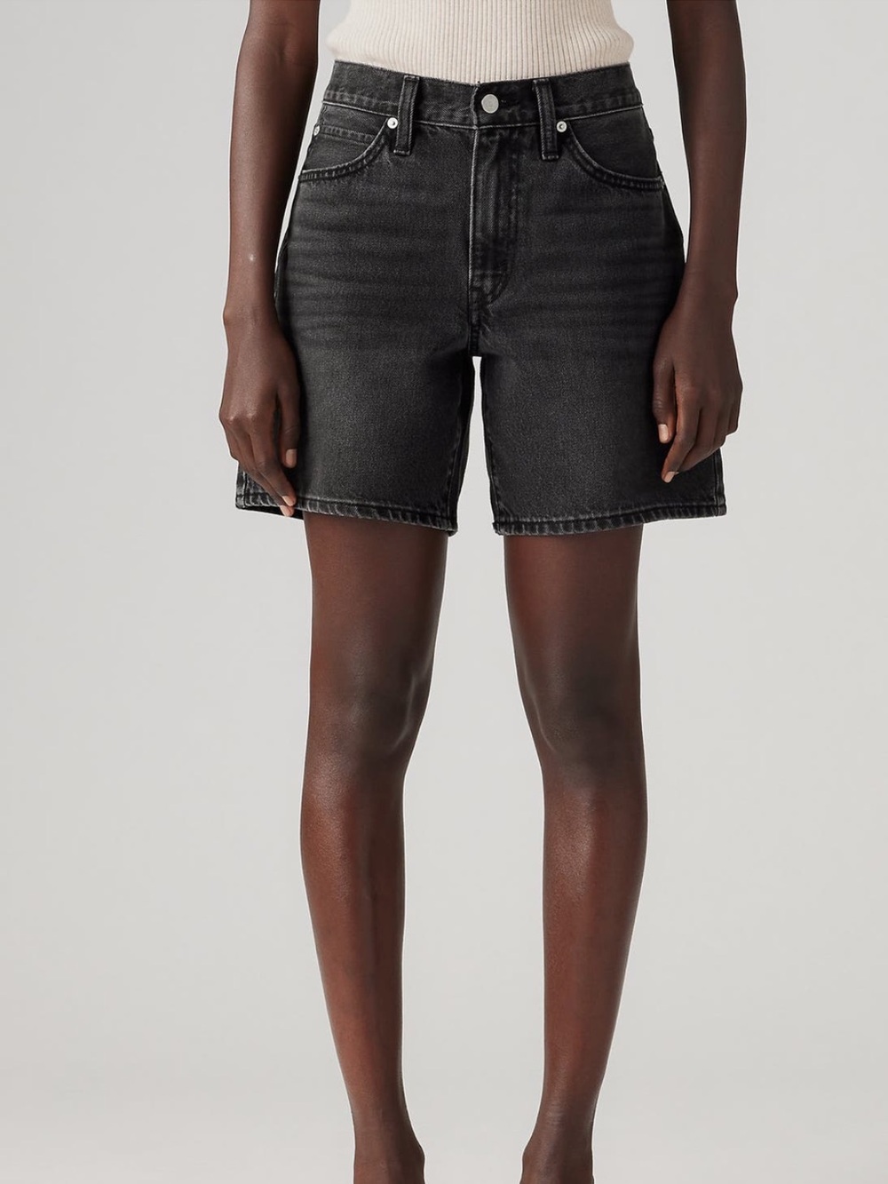 Levi's 94 Baggy Mid Thigh Denim Shorts